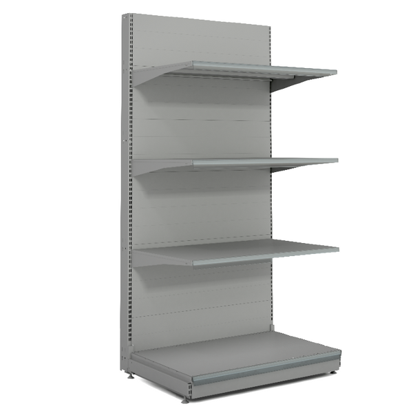 METAL WALL SHELVING - HEIGHT 1500 MM - 3 SHELFVES