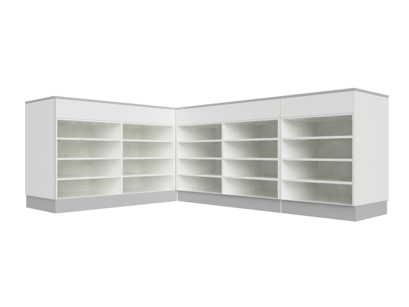 Flexi Counter Grey L- Shape