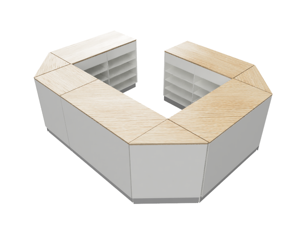 Flexi-Counter Circle Shape